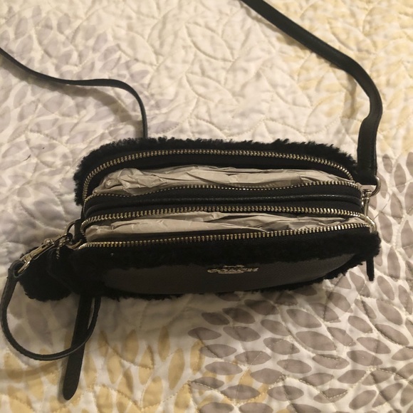 NWT COACH BLACK POUCH PURSE - Picture 7 of 14